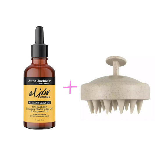 mycarlsgr.com -Combo Deal -Elixir Essential oil + Scalp Massager