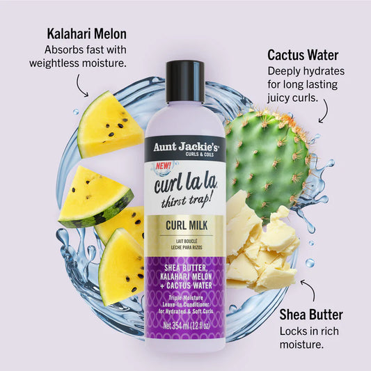 Aunt Jackie’s Curl La La Thirst Trap! Curl Milk – Ενυδατικό Leave in Conditioner 354ml