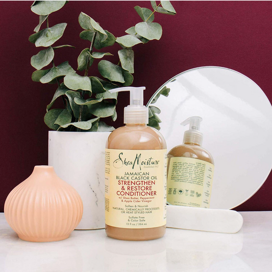 MyCurls- Shea Moisture Jamaican Black Castor Oil Strengthen & Restore Rins out Conditioner 384ml