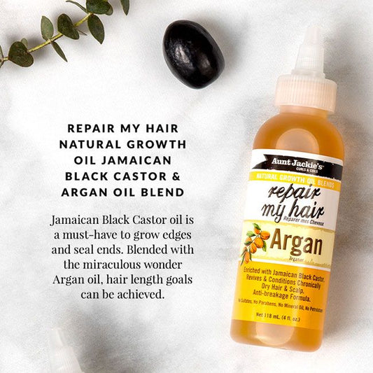 mycarlsgr.com - Aunt Jackie's Repair My Hair Argan Oil 118ml