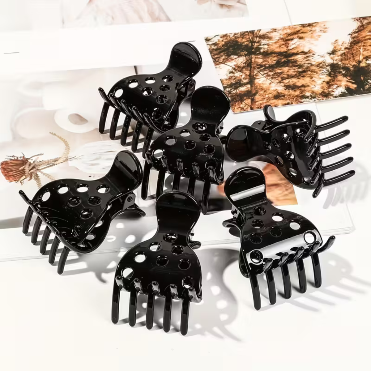 Κλάμερ Μαλλιών για Όγκο (Volume Hair Clips) – Μαύρο