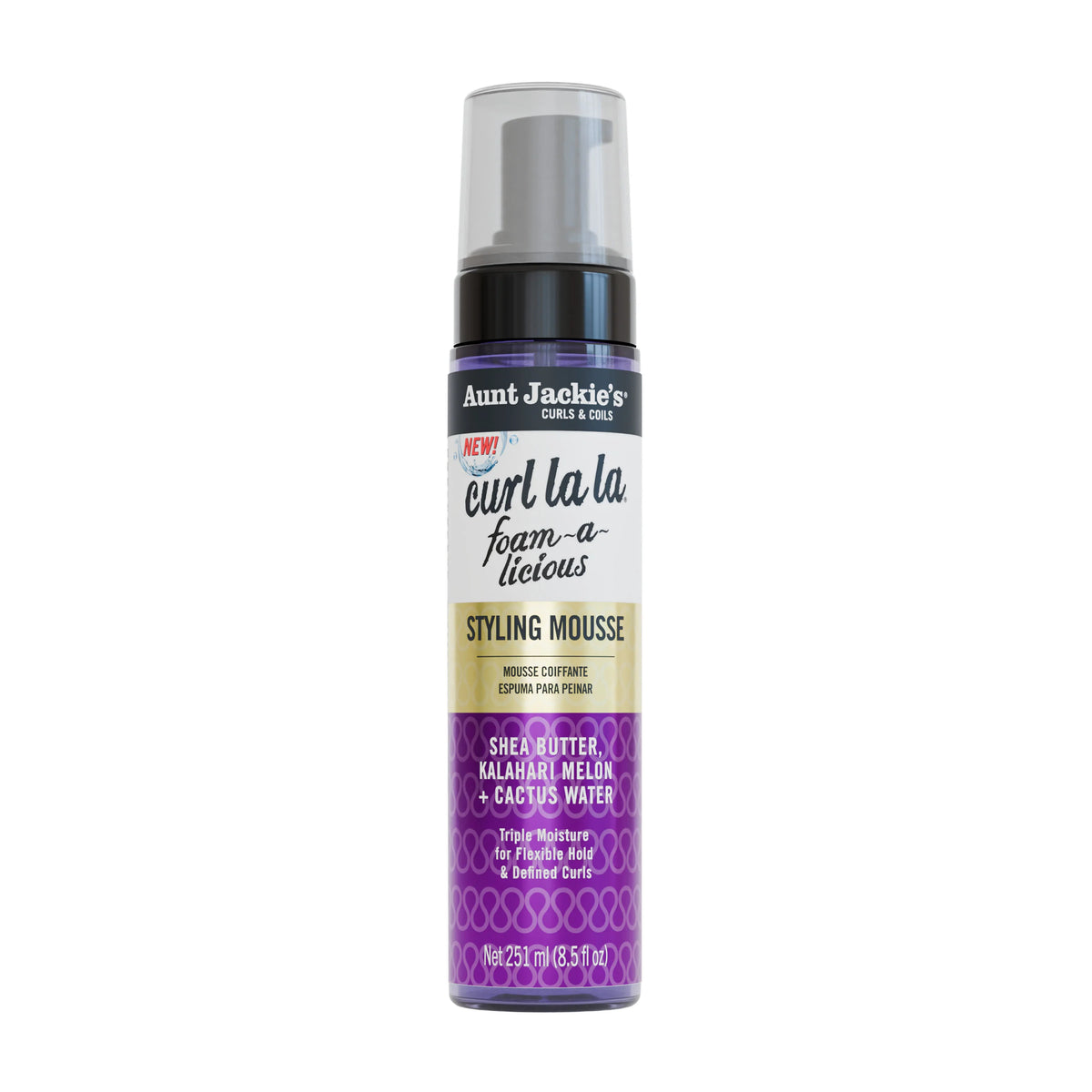 Aunt Jackie’s Curl La La Foam-A-Licious Styling Mousse 251ml