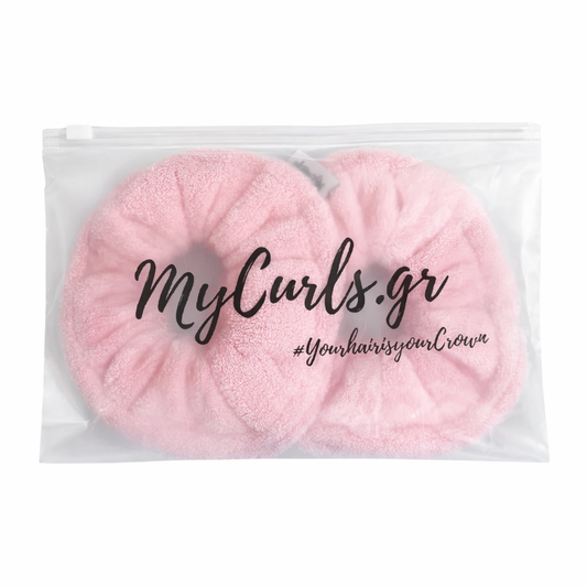Microfiber scrunchies set (2τμχ)