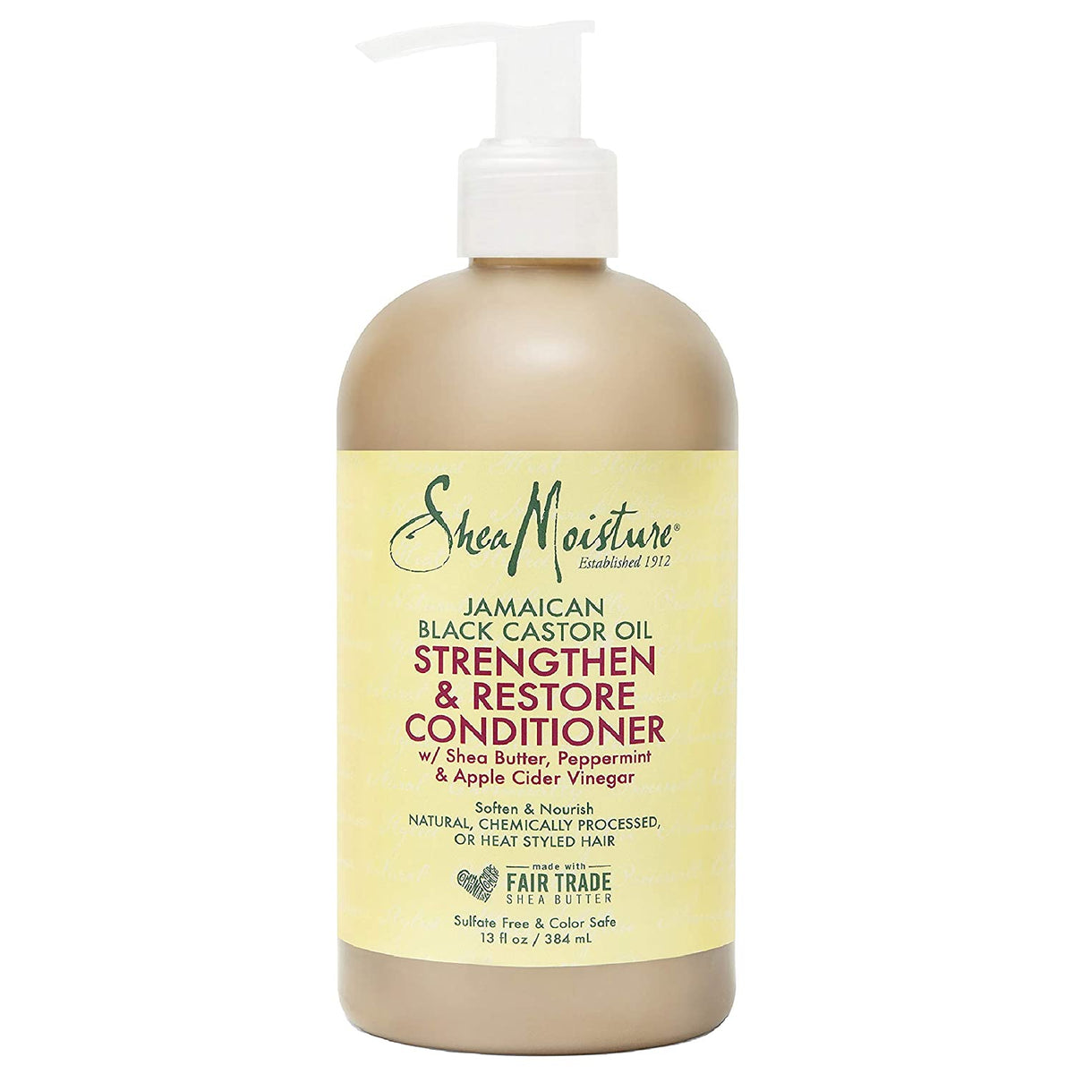 MyCurls- Shea Moisture Jamaican Black Castor Oil Strengthen & Restore Rins out Conditioner 384ml