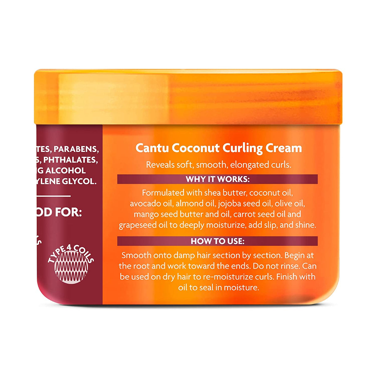 Coconut Curling Cream with Shea Butter & Coconut 340ml