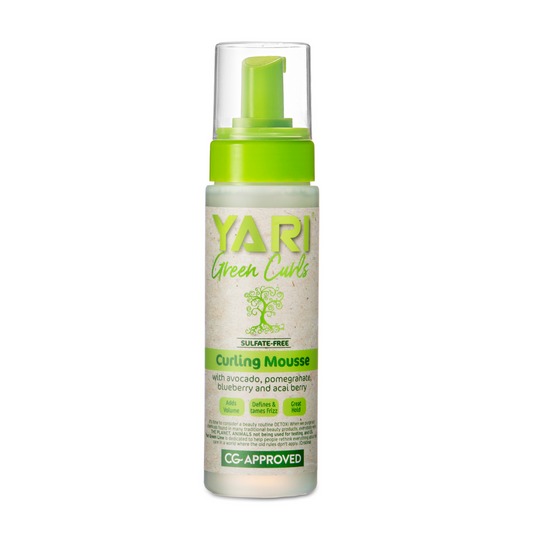 mycarlsgr.com-Curling Mousse 220ml  https://mycarlsgr.com/products/curling-mousse-220ml  Yari Curling Mousse, αφρος χωρίς θειικά άλατα με εκχυλίσματα αβοκάντο, βατόμουρου, acai berry και ροδιού. Καθορίζει τις μπούκλες χωρίς να τις βαραίνει παράλληλα περιποιείται και θρέφει τα μαλλιά δίνοντας ωραίο όγκο.