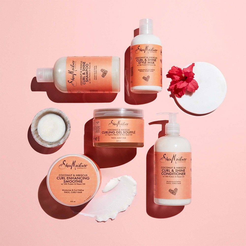 SheaMoisture’s Curl & Shine Coconut & Hibiscus Shampoo 379ml